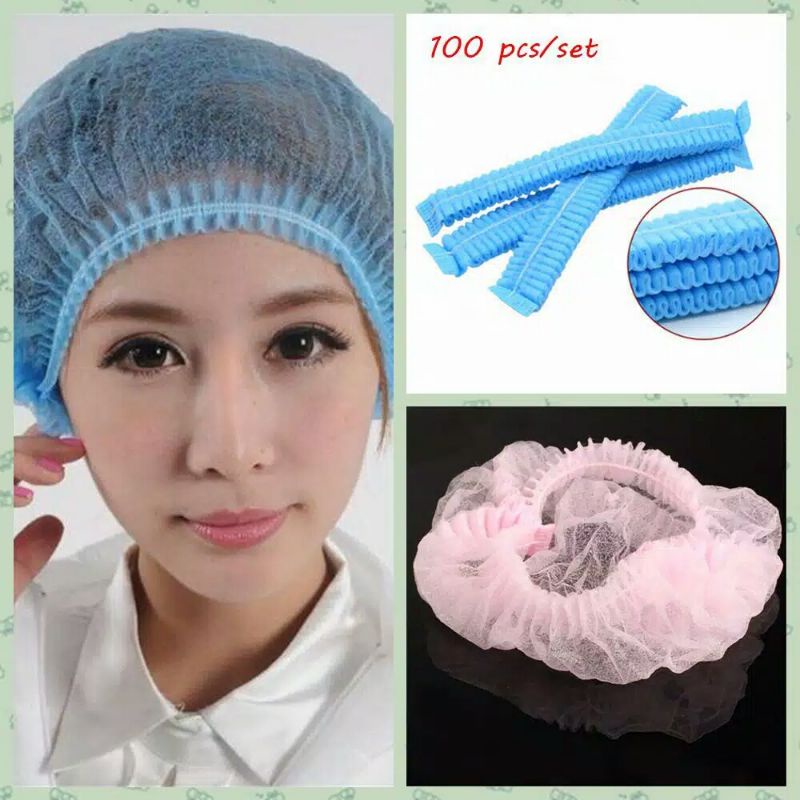 Non woven disposable shower cap nurse cap