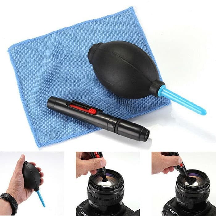 Pembersih Lensa 3in1 Lenspen Blower Angin Kamera DSLR