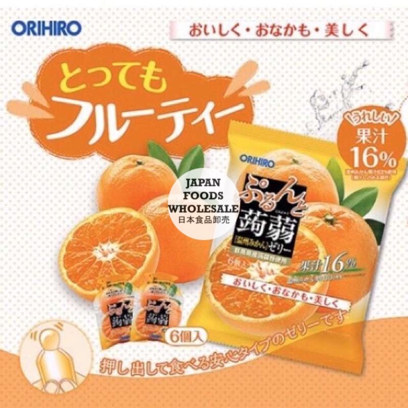 

Orihiro Orange Konjaku Pouched Jelly 120gr