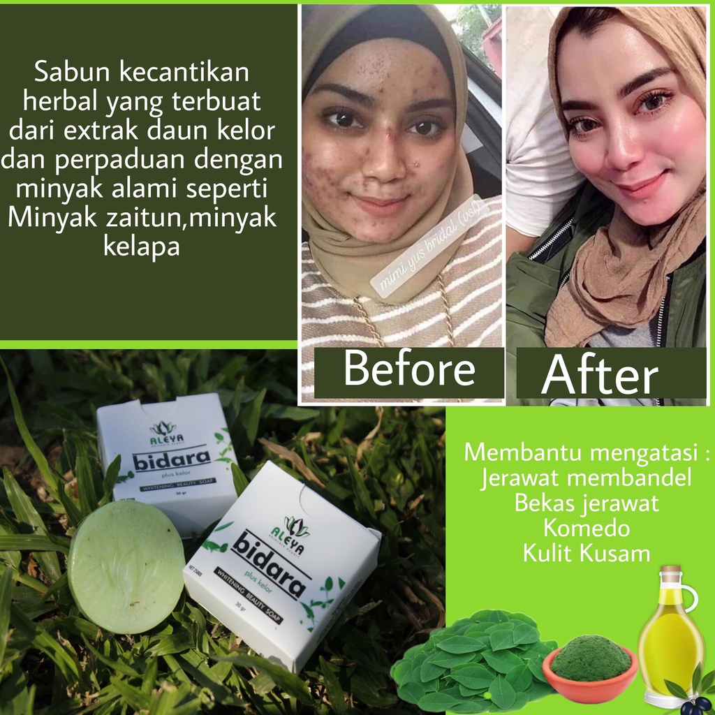SABUN BIDARA KELOR ALEYA BPPOMRI