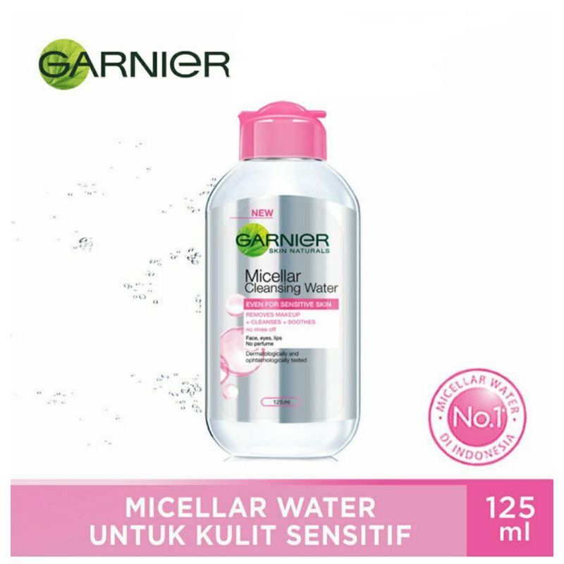 Garnier Micellar Cleaning Water 125ml Pink &amp; Biru