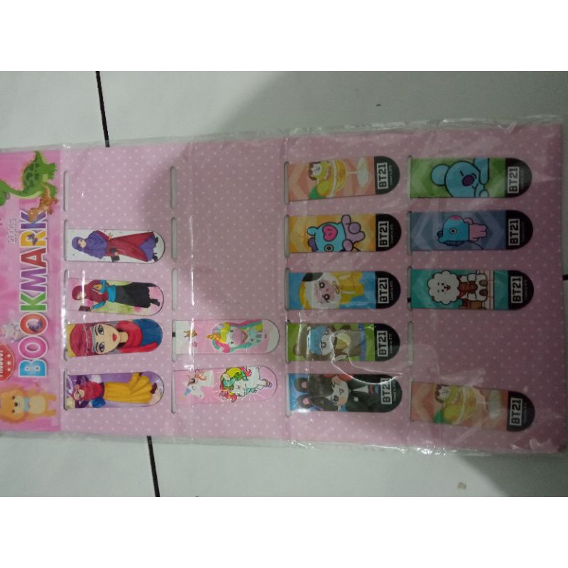 

pembatas buku magnet satuan