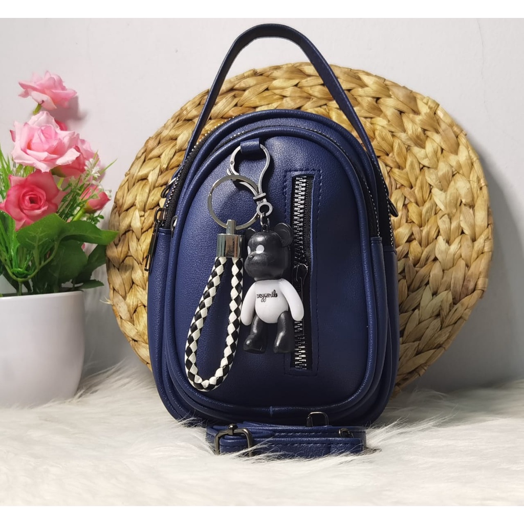 A-ZAHRA 401 BACKPACK MULTIFUNGSI / RANSEL MINI CASUAL (FREE GANTUNGAN)