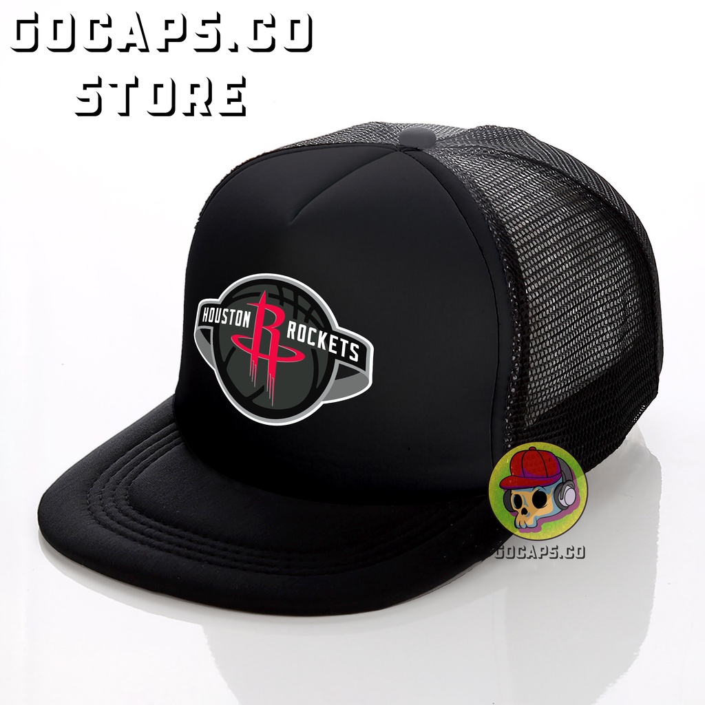 Houston Rockets / NBA / Topi Basket / Basketball / Topi Jaring / Topi Jaring Distro / Topi Jaring Premium / Topi Jaring Distro Premium / Topi Snapback / Topi Snapback Jaring / Snapback Basket / Gocaps