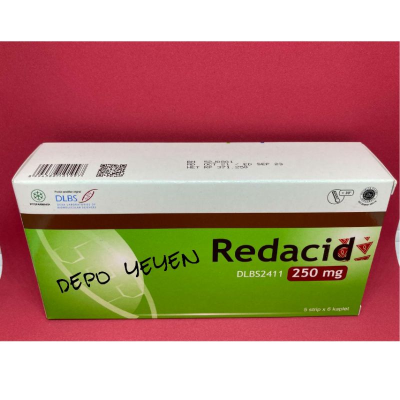 REDACID 250MG OBAT LAMBUNG ALAMI dari BAHAN ALAM INDONESIA CINNAMOMUN BURMANI CORTEX(KAYU MANIS) KARYA ANAK BANGSA