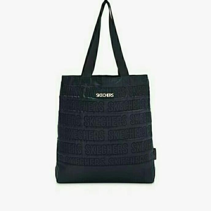 Baru tas tote bag wanita korea❥ TOTE BAG SKECHERS ORIGINAL 100% - BLK TasToteTermurah