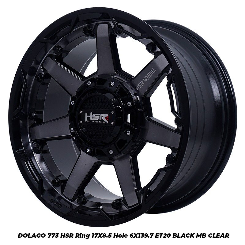 Velg Mobil HSR DOLAGO 773 Ring 17 Pelek Offroad Pajero Fortuner Strada - Velg Mobil Semarang