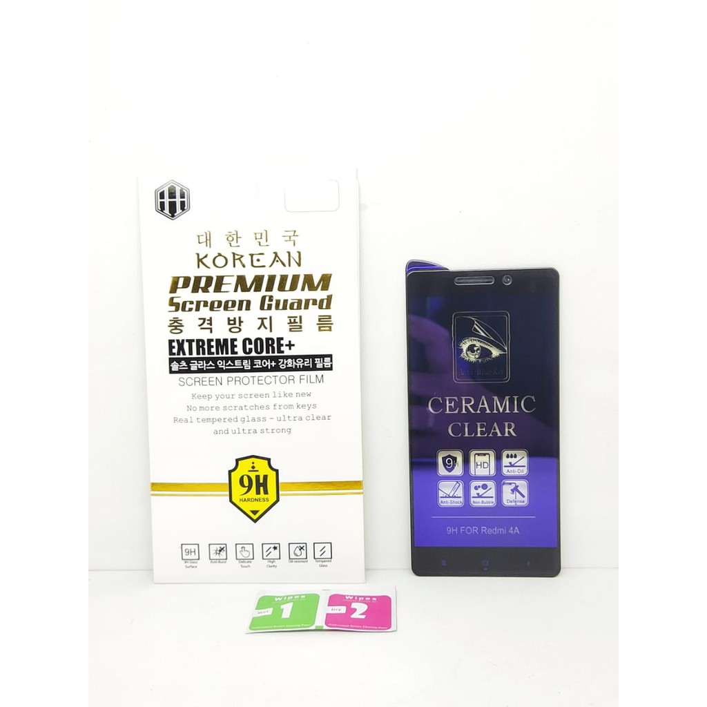 Ceramic CLEAR ANTI BLUE Xiaomi Redmi 4A 5.0 inch Screen Protector Full Layar Anti Broken