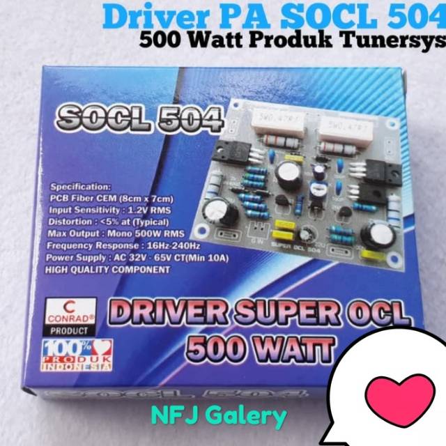 Driver power stereo state failure Kit bostrap SOCL 504 nemec Original 100% Tunersys Sperepart