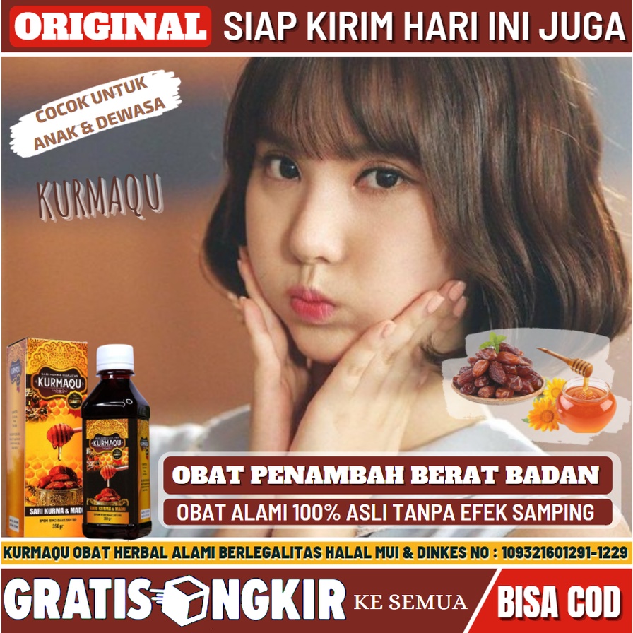 Madu Penggemuk Pipi Tirus, Madu Penambah Pipi Berisi Cubby, Obat Penggemuk Badan Herbal Alami Untuk 