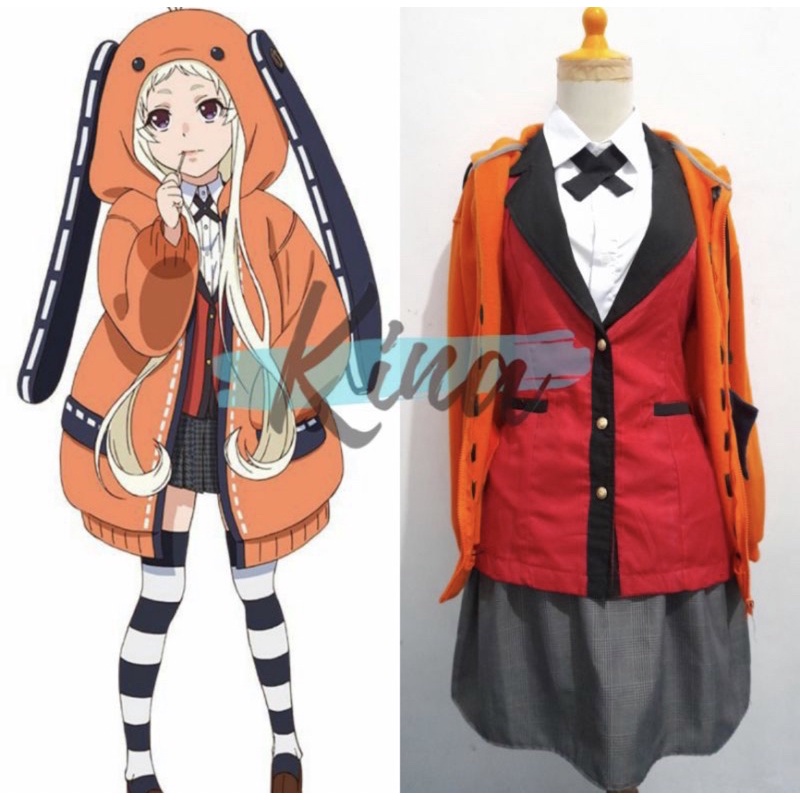 READY STOCK RUNA KAKEGURUI COSPLAY