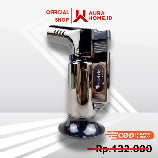 Korek Api Mini Gas Butane Turbo Torch Jet 3 Windproof PE / Korek Api Gas Unik Bara Jet Power Torch L