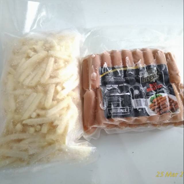 

Paket bundling sosis dan kentang