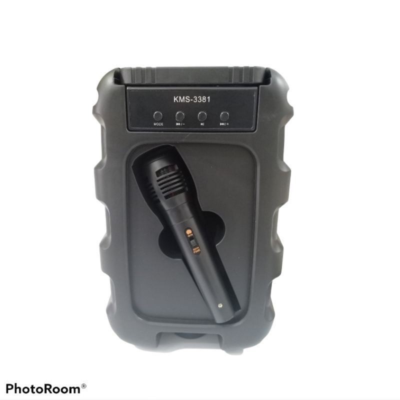 PROMO SPEAKER KIMISO KMS-3381 BLUETOOTH BONUS MIC KARAOKE KMS3381 ORIGINAL