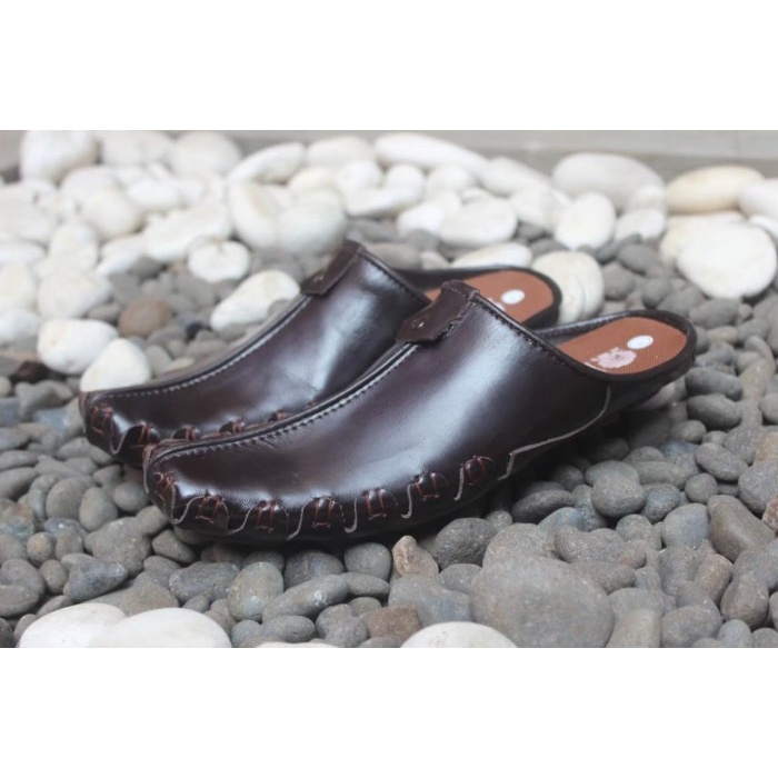 Sepatu Slop Sandal Pria Black master B King Original