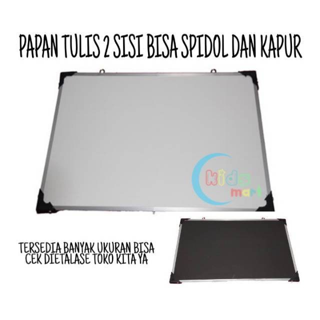 

WHITE BOARD 60X90 / PAPAN TULIS SPIDOL PAPANTULIS SEKOLAH