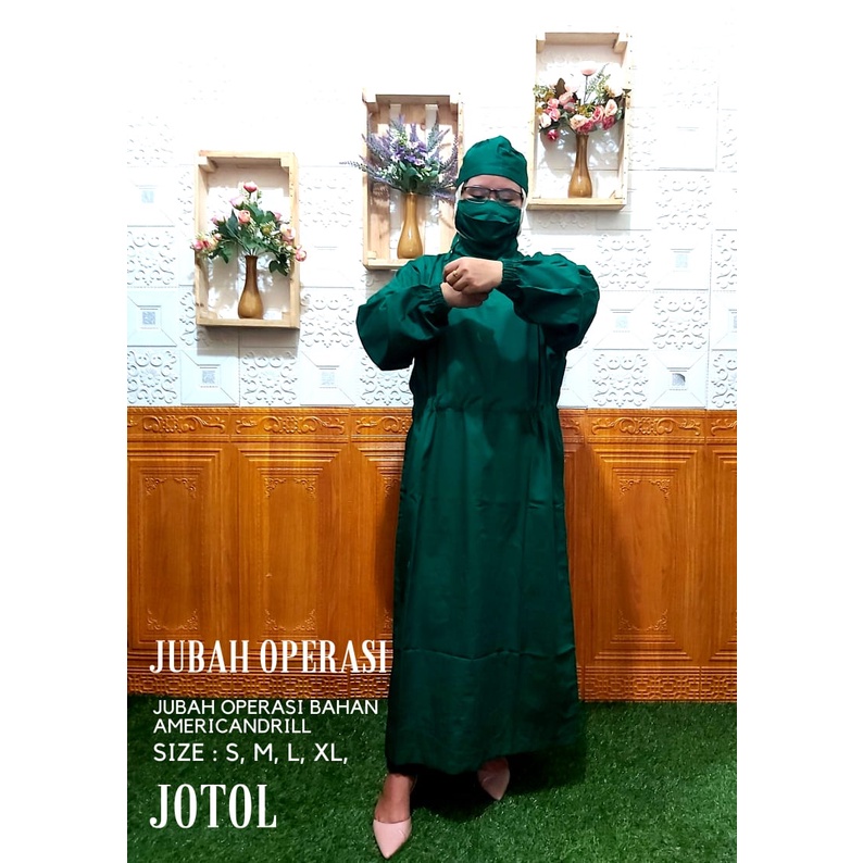 Jubah Operasi/Jubah Dokter/ Baju medis