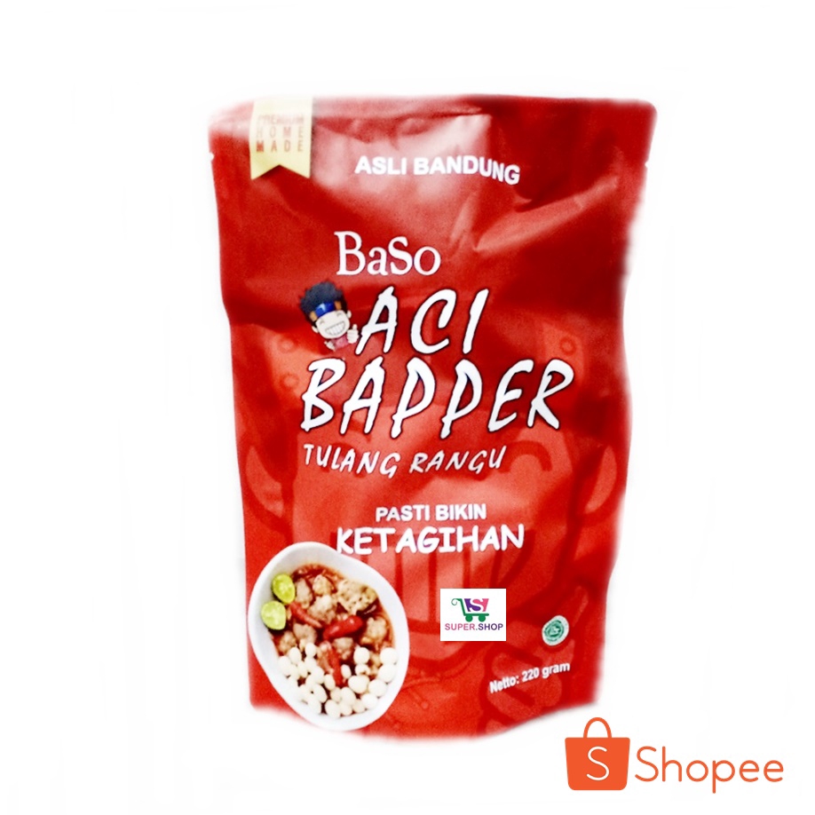 Baso Aci BAPPER Tulang Rangu Boci Instan / Seblak / Cilokba Bandung