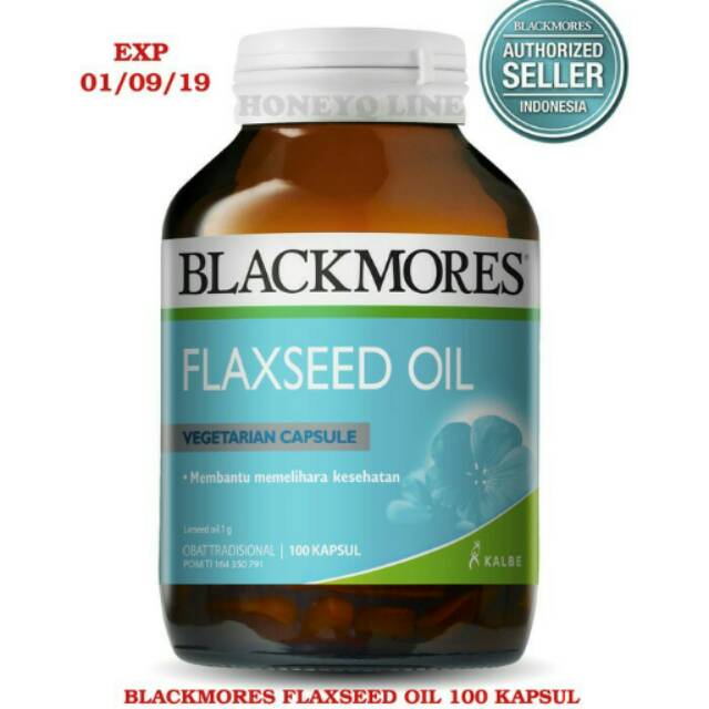 BLACKMORES FLAXSEED OIL BPOM KALBE 100 Kapsul