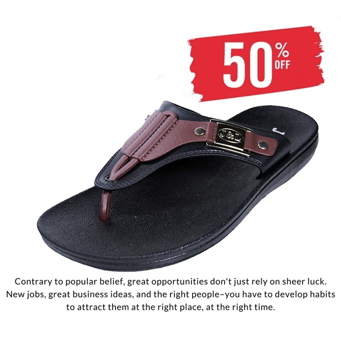  Sandal  Karet Pria Sendal Pria Casual Flip  Flop  Sandal  