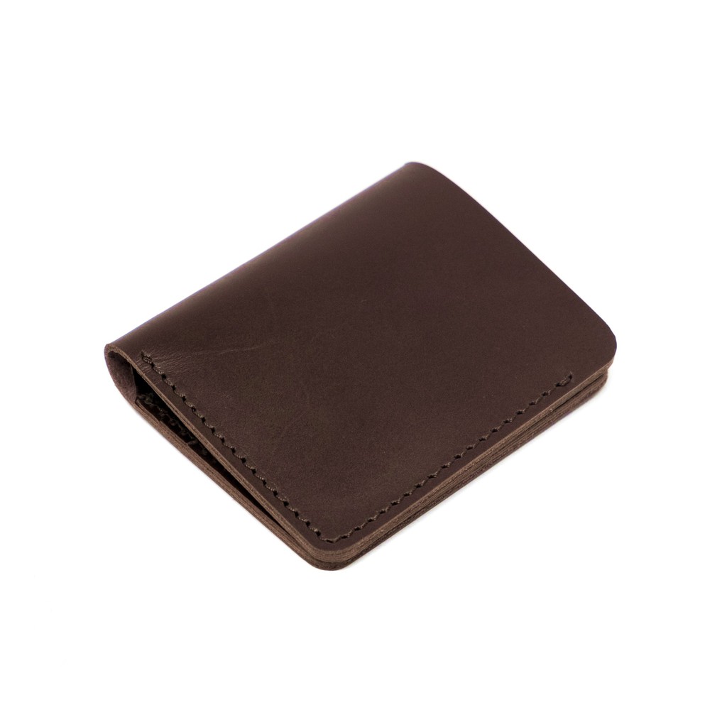 dompet pria kulit sapi asli bifold wallet card wallet coklat PHWL1033