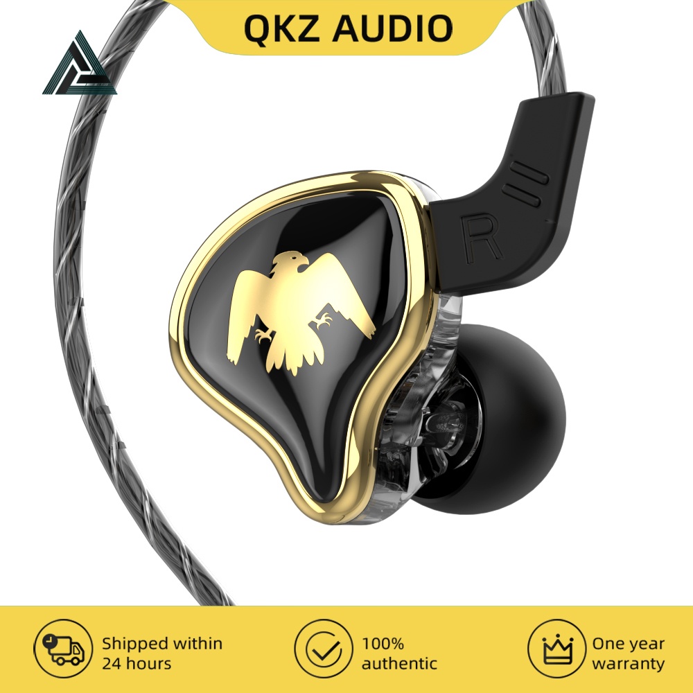 Qkz Headset Earphone Earbuds Sport Musik HIFI Dynamic 1DD Noise Canceling