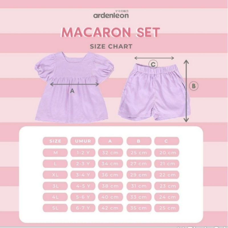 Ardenleon Macaron Peplum Set