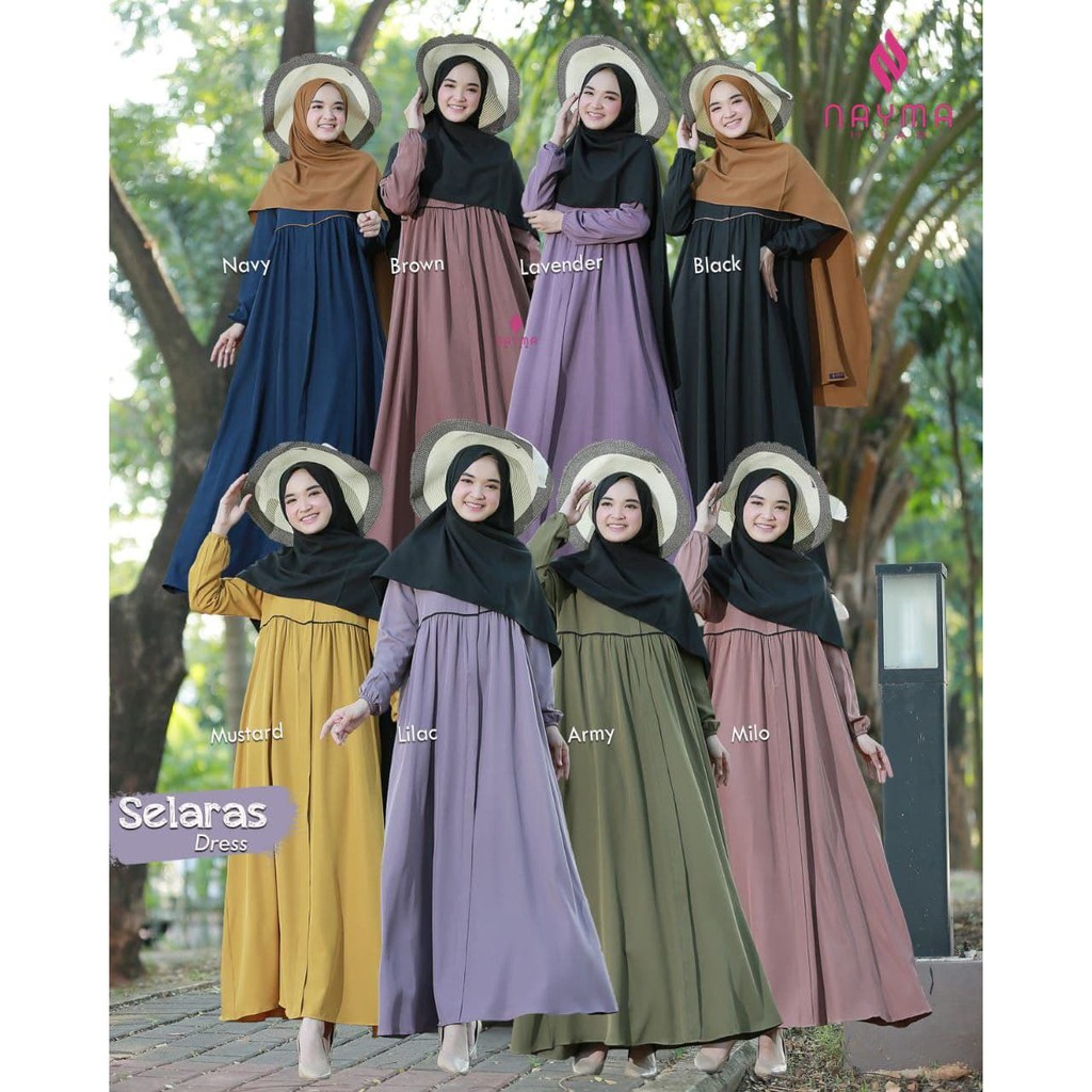 SELARAS DRESS ORIGINAL BY NAYMA HIJAB