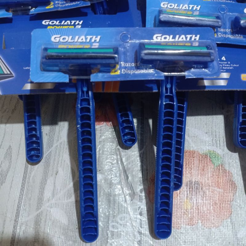 Alat Pisau Cukur Power 2 Goliath VOXY isi 2pc / Cukuran Jenggot