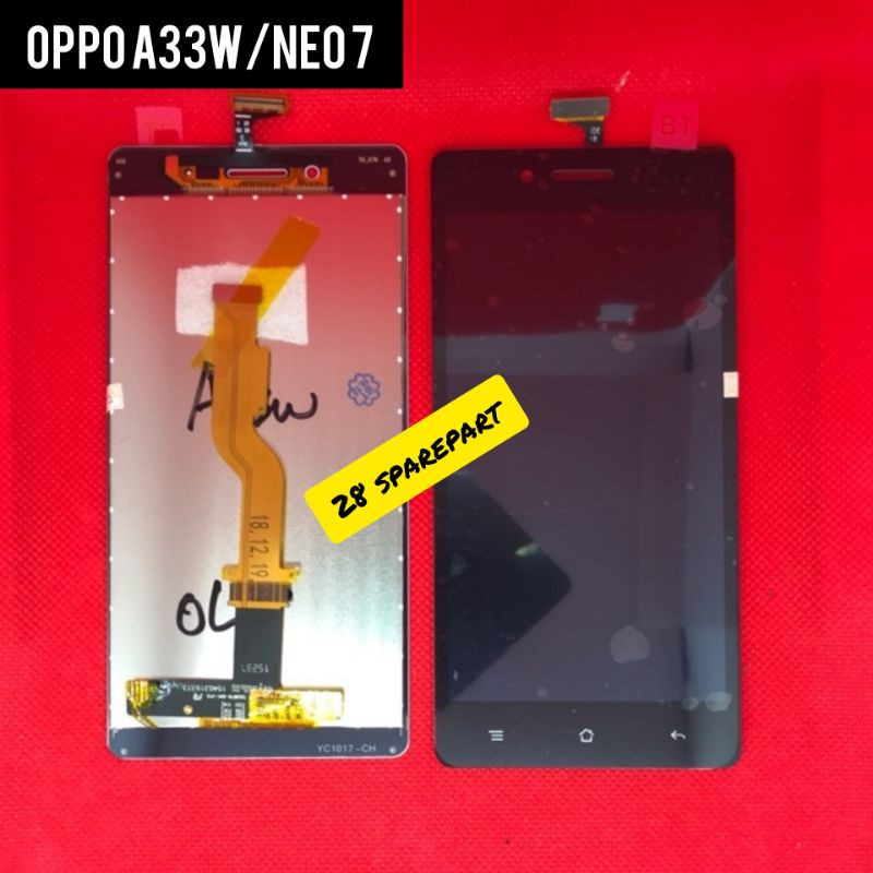 LCD FULLSET OPPO NEO 7/A33W +TOUCHSCREEN COMPLETE ORIGINAL