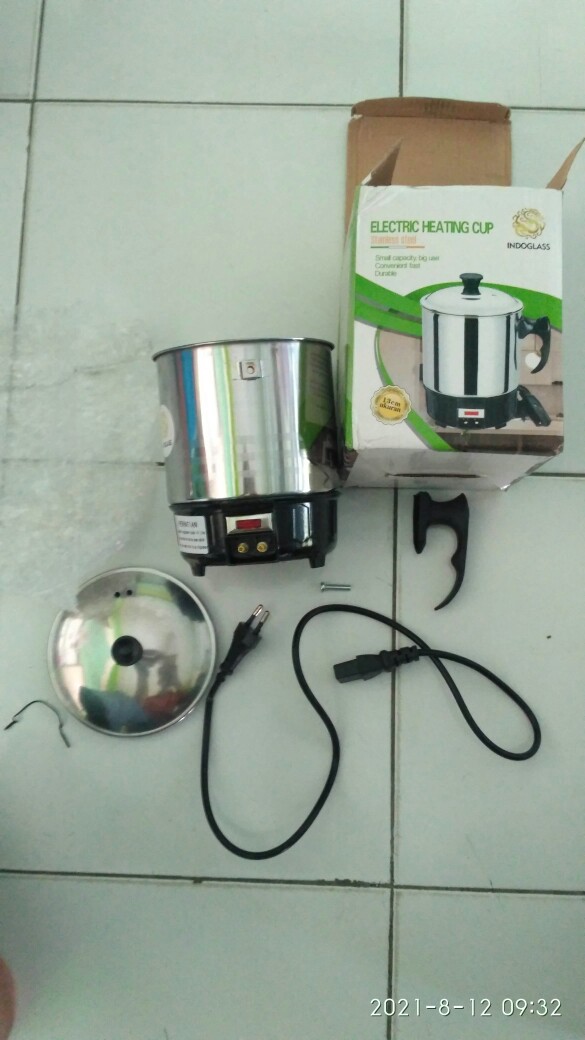 Mug Listrik Electric Heater Cup Teko Cangkir Pemanas