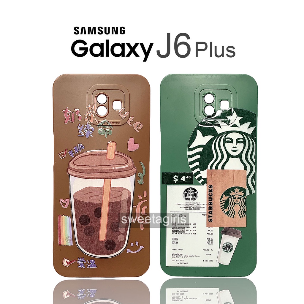 Casing Silikon Lucu untuk Samsung Galaxy J6 Plus - Model Pro Cam - Casing peach Case Gemoy - Bisa Bayar ditempat - sweetacase.id - Case Cubit Lucu - Karakter -  Softcase - Case Gemoy - Kesing - Aesthetic - Boneka 3D