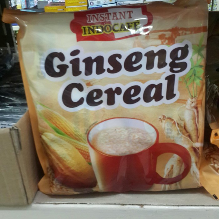 

(BISA COD) INDOCAFE GINSENG CEREAL 30 SACHET @ 35 GR