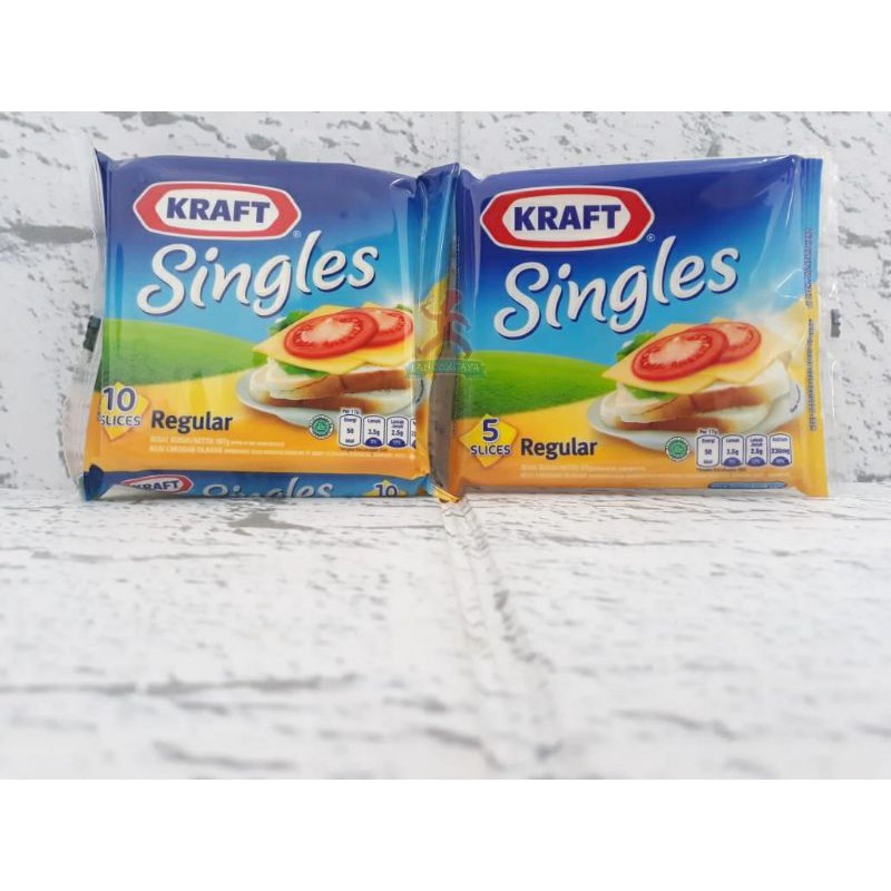 

Keju Slice Kraft Singles Reguler - 10s , 5s