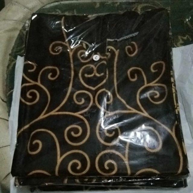 Kemeja Batik Pria Lengan Panjang Size M L Xl Xxl Bswart Batik Hrb026 Kenango Hem Panjang Padi