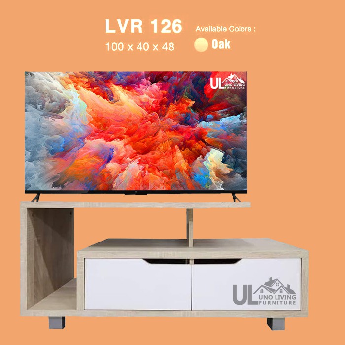 MEJA TV RAK TV MINIMALIS SCANDINAVIAN Rak Tv Minimalis Meja Tv Modern Lunar LVR 126 Lunar