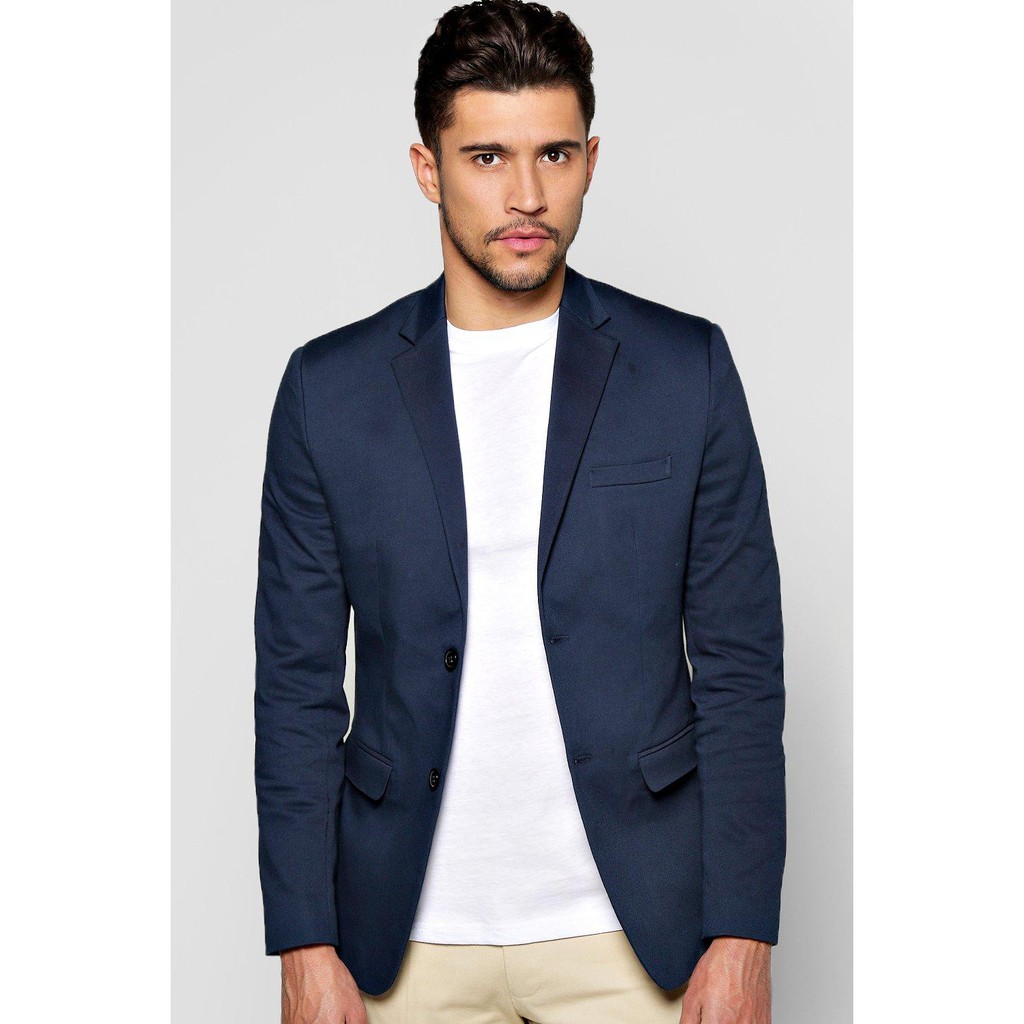 Jas Formal Navy Blue Pria