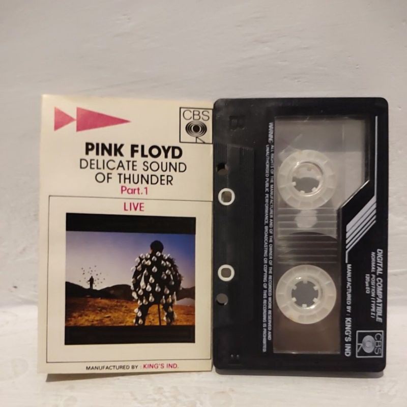 Kaset Pita Pink Floyd - Pink Floyd Delicate Sound Of Thunder part 1