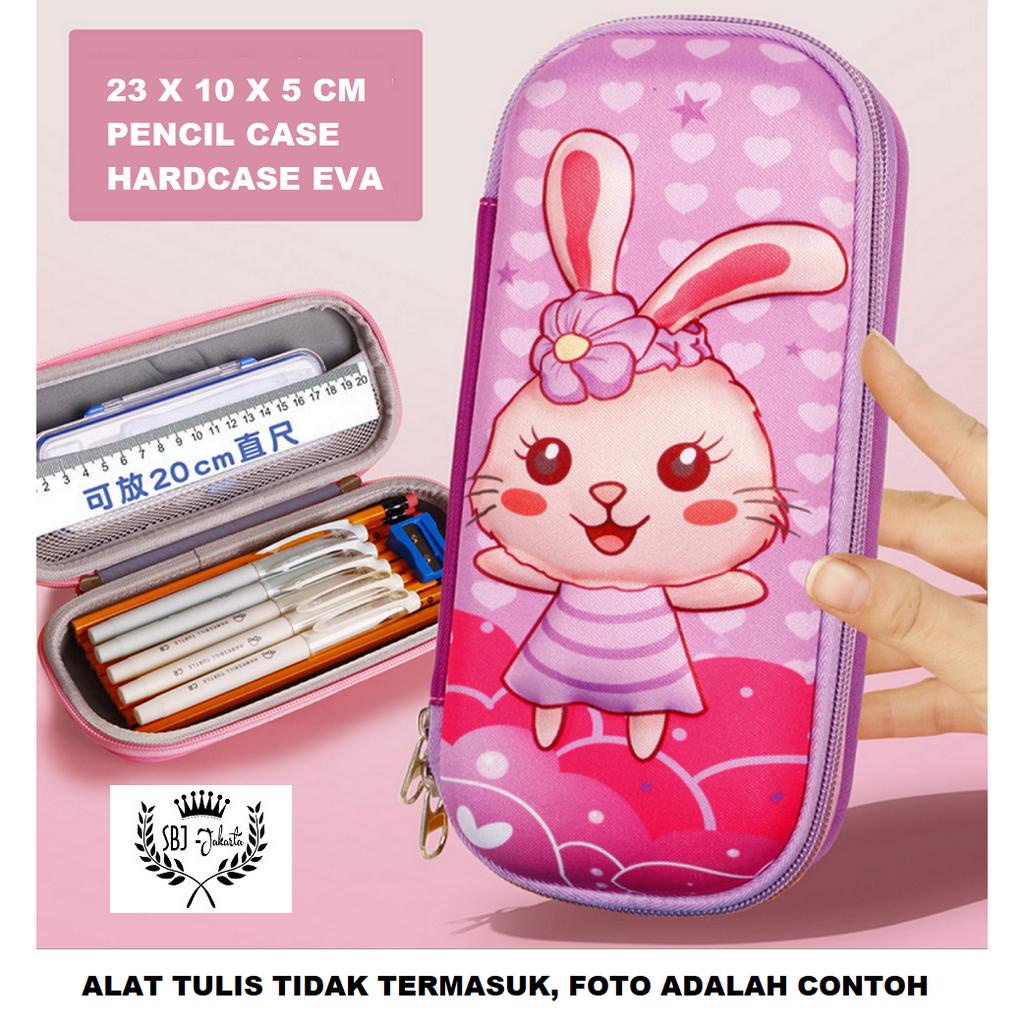 Kotak pensil seperti smiggle model 3D Hardcase Waterproof Tempat Pensil HARGA PROMO !!!