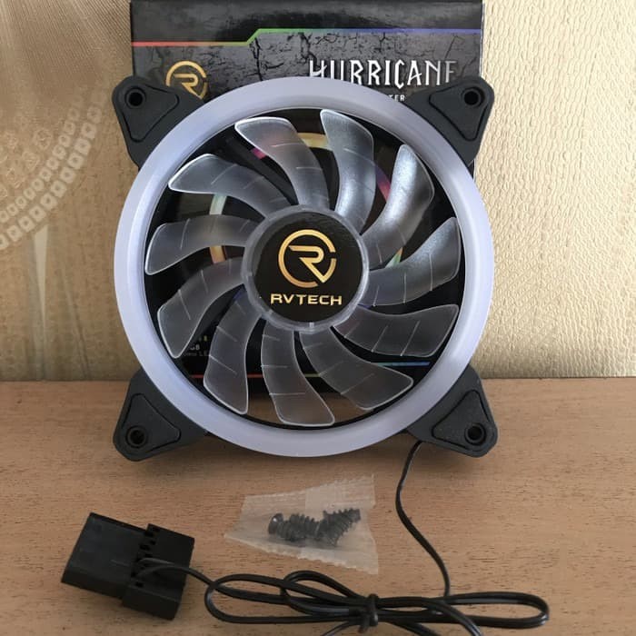 FAN CASING RVTECH HURRICANE SINGLE RING RGB LED 120mm