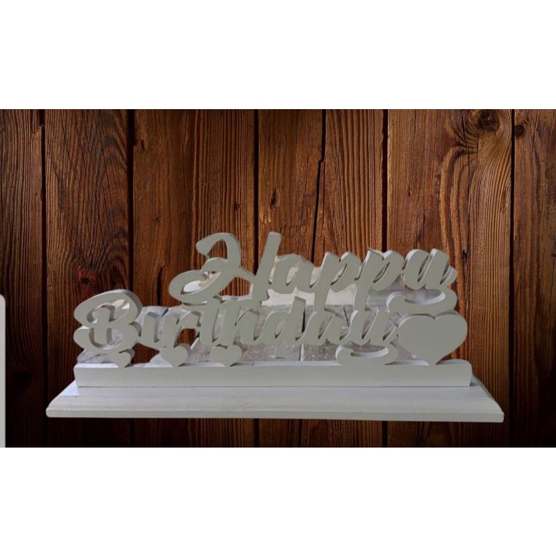 Tulisan Happy Birthday Kayu | Tulisan Kayu