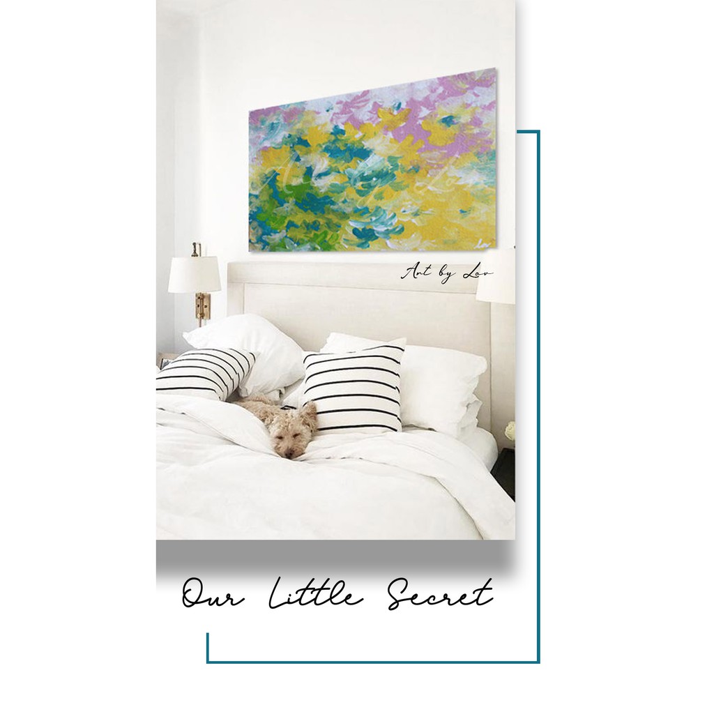 Dekorasi DInding / Poster / Lukisan Abstrak / Lukisan Dinding / Lukisan Kanvas / Abstract Painting