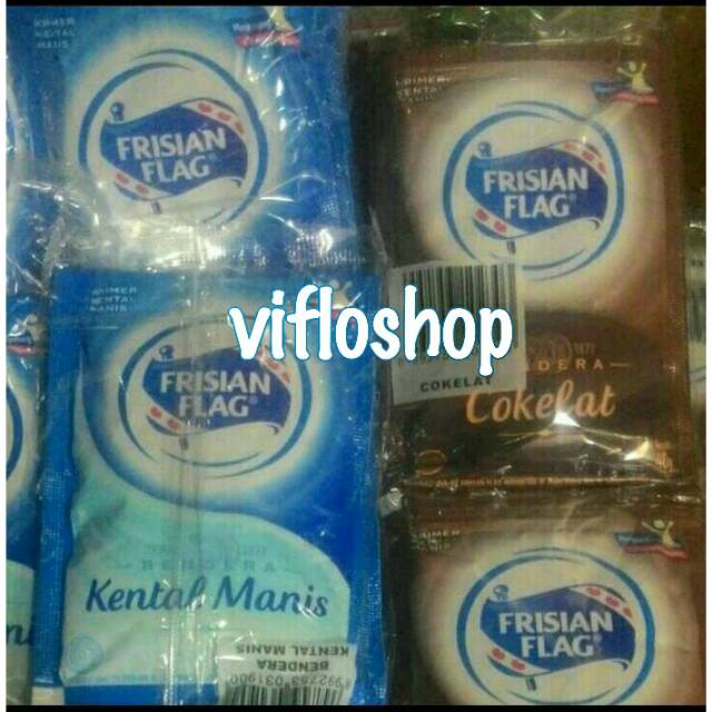 

Susu Kental Manis Bendera Sachet / Susu Bendera Cokelat (isi 6)