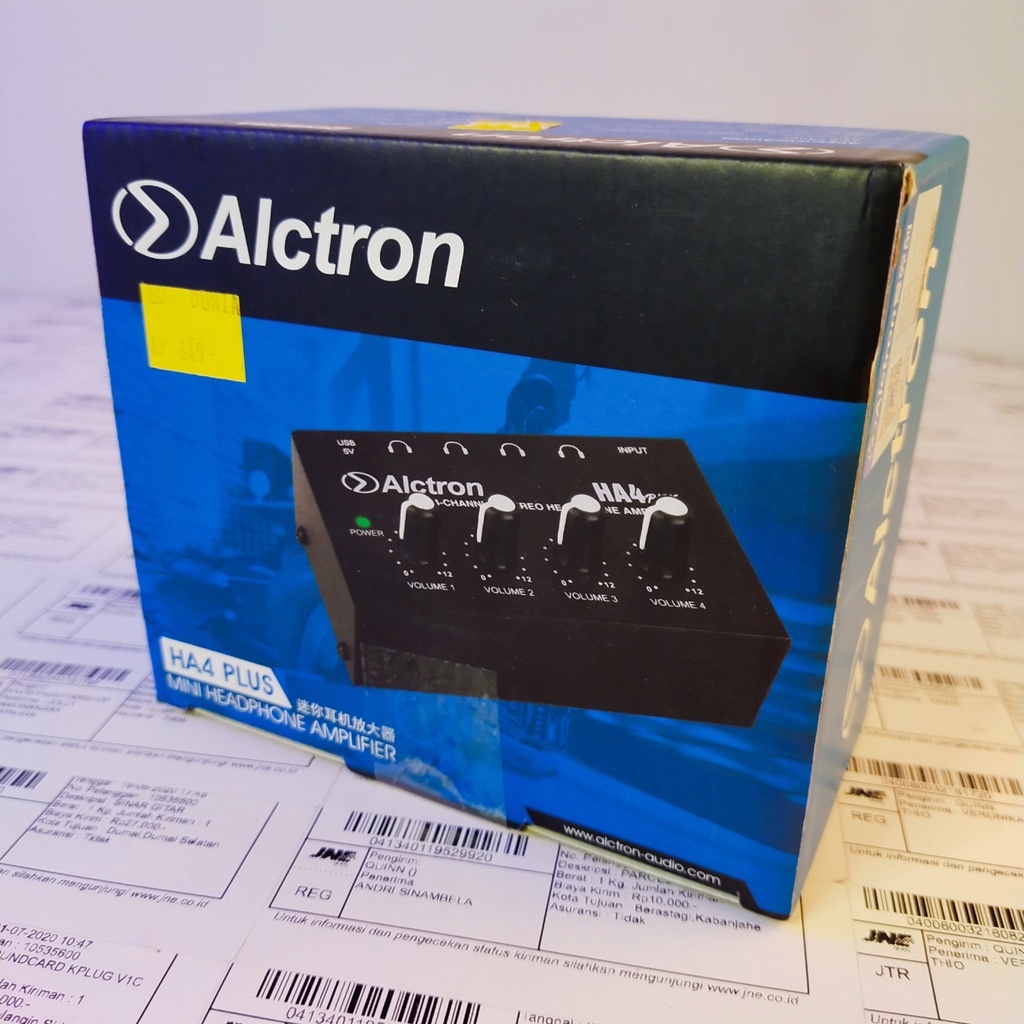 Alctron HA4 Plus Headphone Amplifier untuk 4 headphone