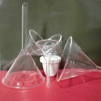 Funnel Kaca 75 mm. Corong Kaca 7,5 cm