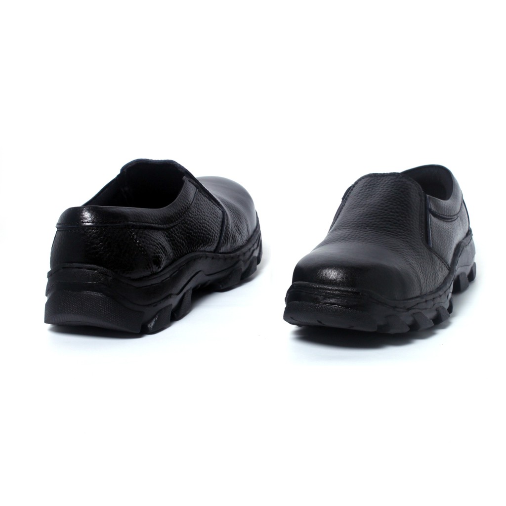 Sepatu Safety Pria Slip On Kulit Asli Rasheda Dr 11 Big Size