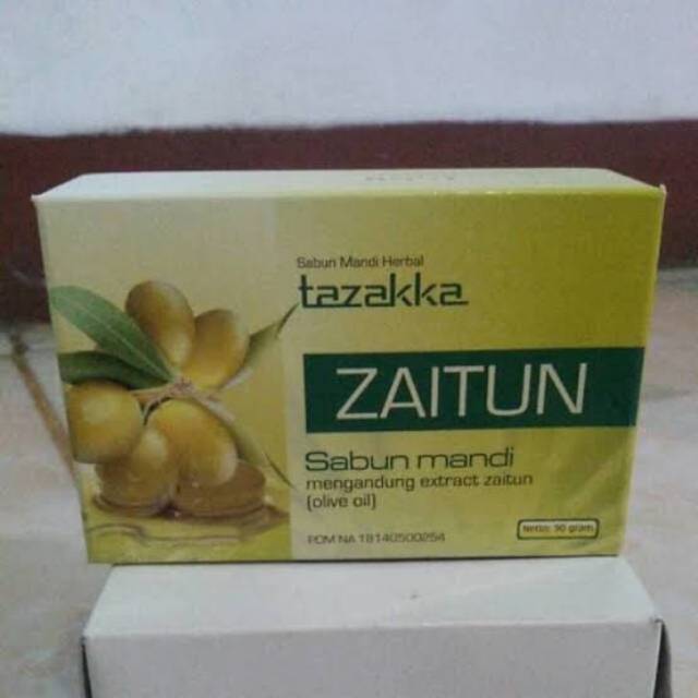 Sabun Mandi Herbal Zaitun Tazakka 90gr