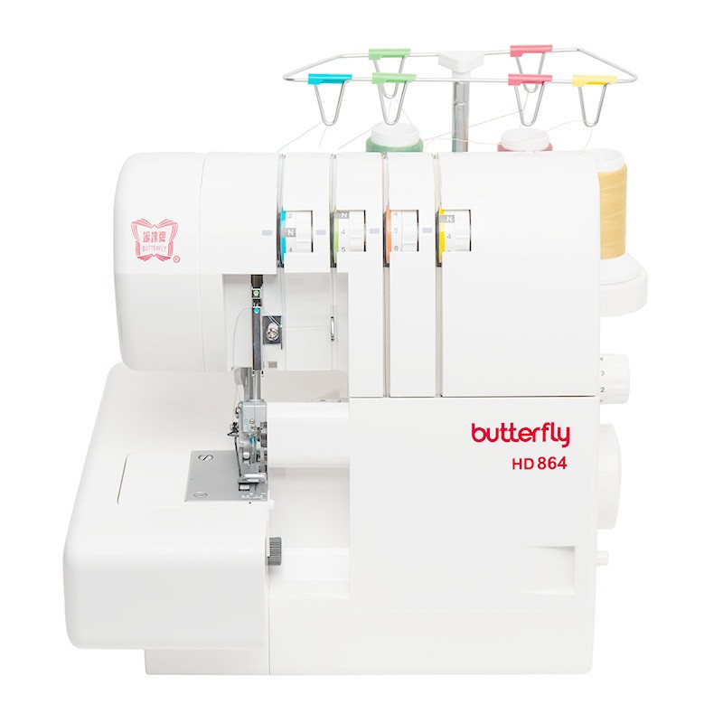 Mesin Jahit Obras dan Neci BUTTERFLY JN864 Portable