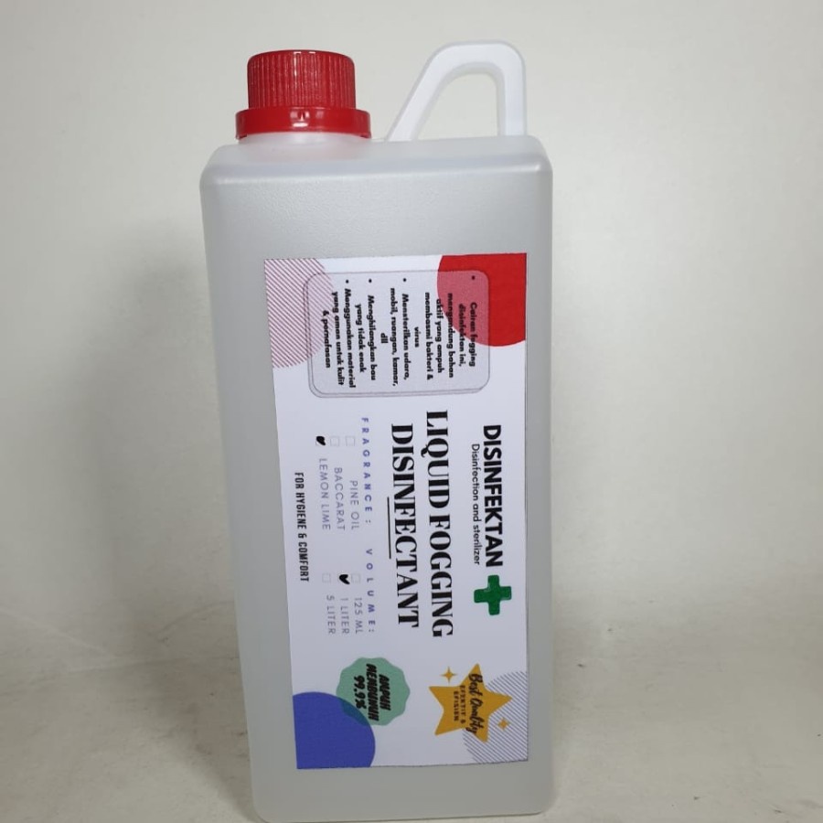 Liquid Cairan Fogging Disinfektan Fogging Disinfektan cair untuk Mobil Kamar Panggung Konser