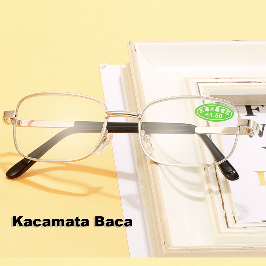 Kacamata Baca Lensa Plus Anti Radiasi +1.00 s/d + 4.00 Kacamata Pria Wanita Reading Glasses 307